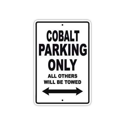 Cobalt Boats Parking Only All Others Will Be Towed Sea Ocean Beach Lake Boat Aluminum Metal Sign Plate