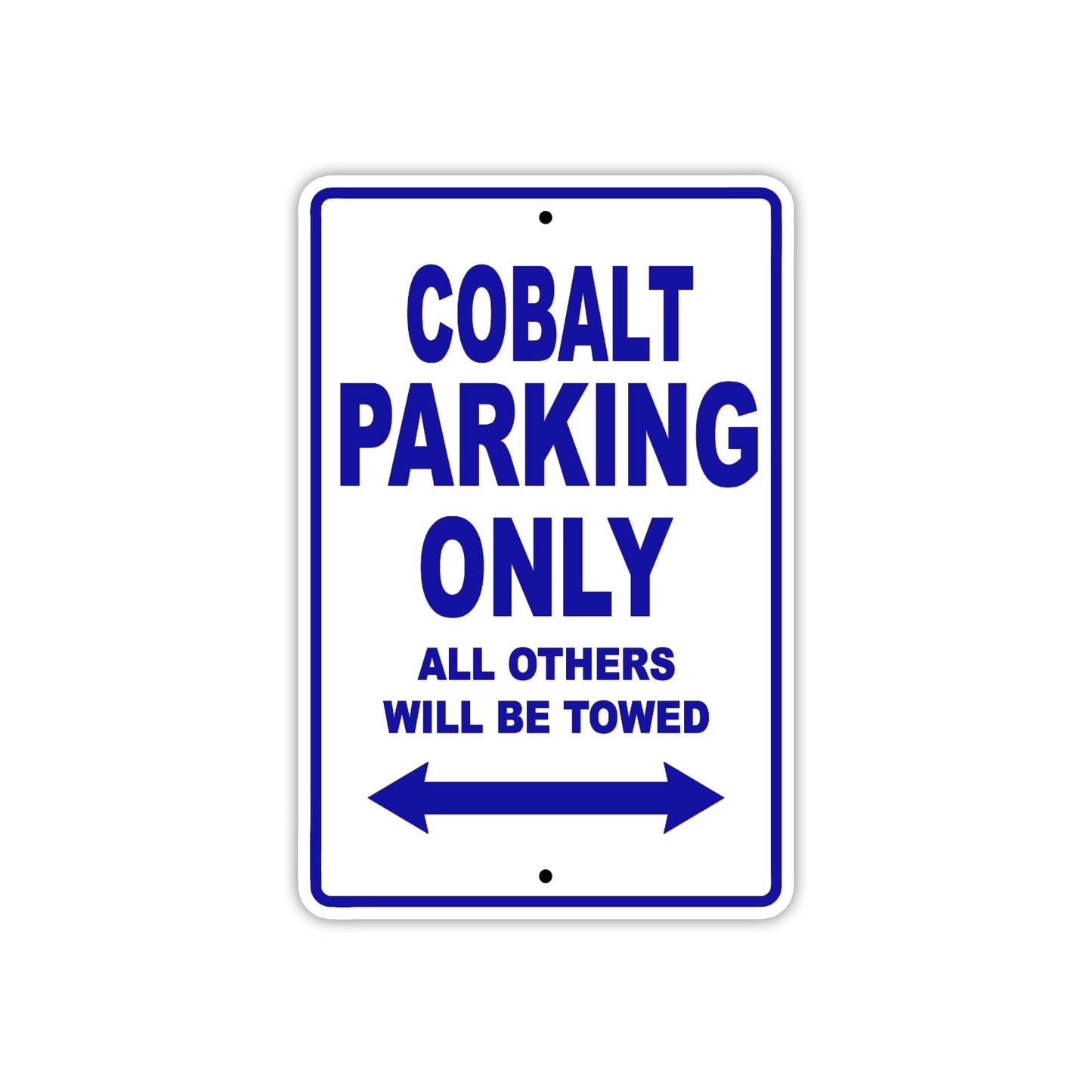 Cobalt Boats Parking Only All Others Will Be Towed Sea Ocean Beach Lake Boat Aluminum Metal Sign Plate