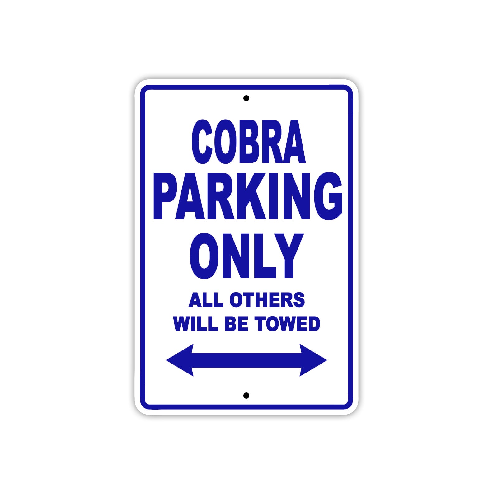 Cobra Boats Parking Only All Others Will Be Towed Sea Ocean Beach Lake Boat Aluminum Metal Sign Plate