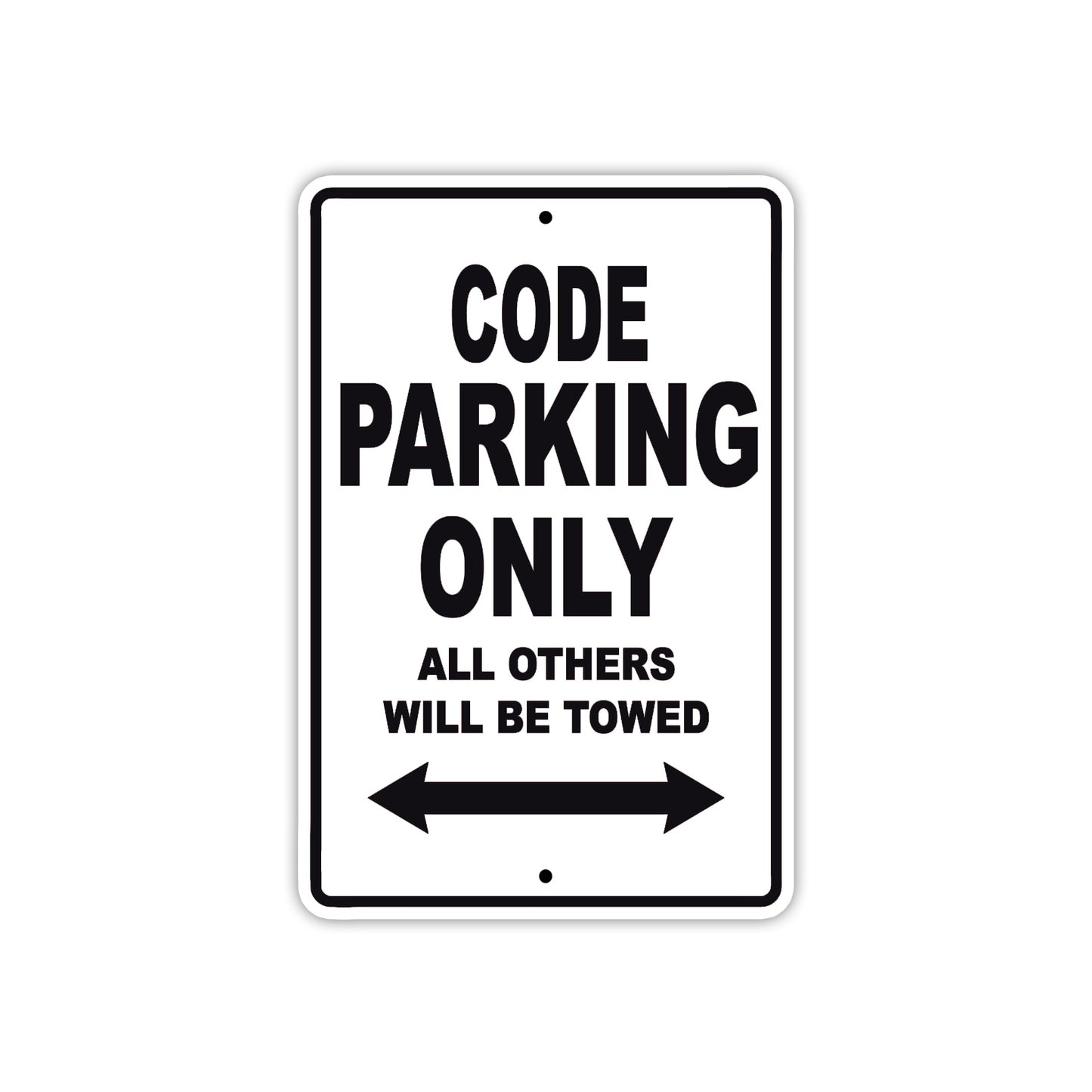 Code Boats Parking Only All Others Will Be Towed Sea Ocean Beach Lake Boat Aluminum Metal Sign Plate