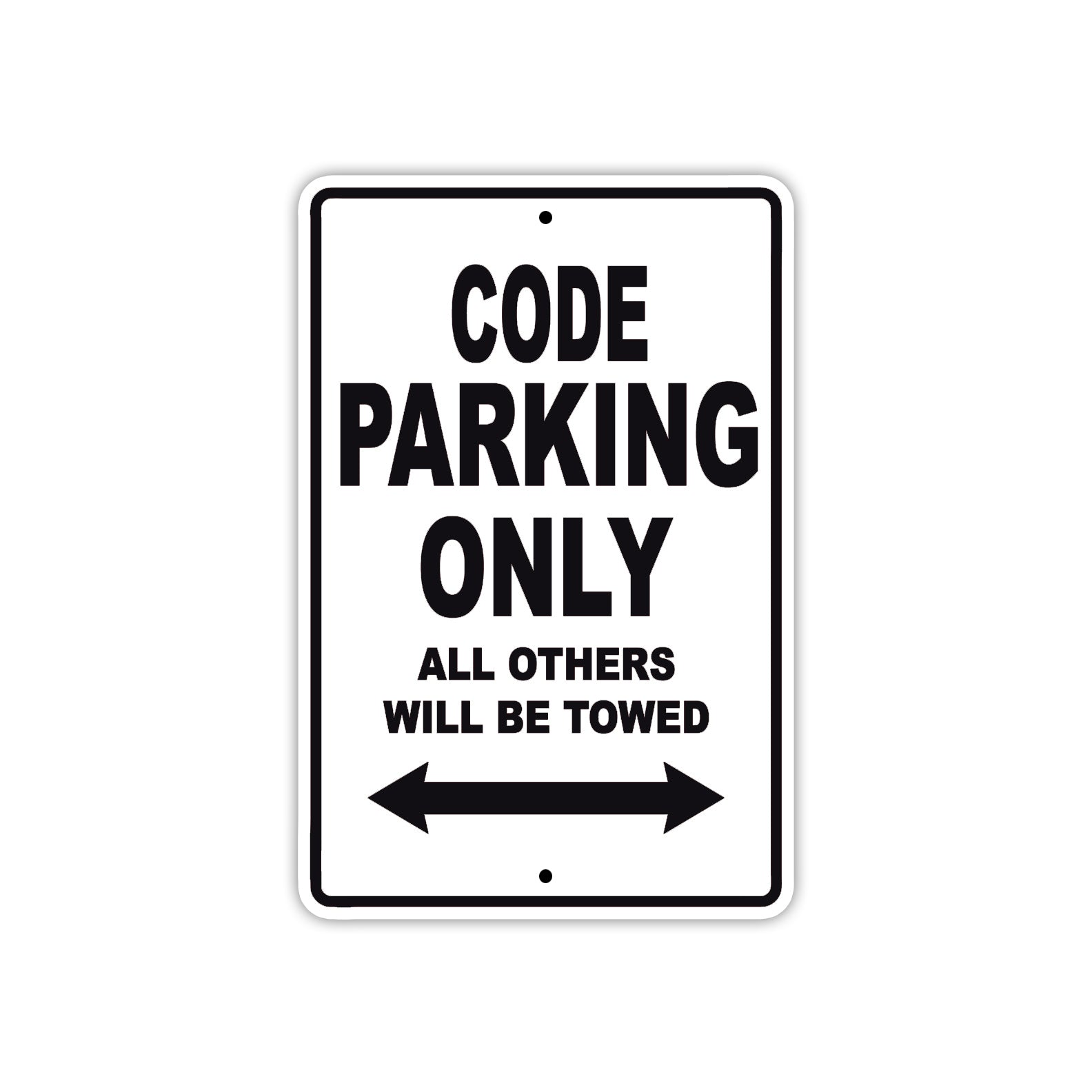 Code Boats Parking Only All Others Will Be Towed Sea Ocean Beach Lake Boat Aluminum Metal Sign Plate