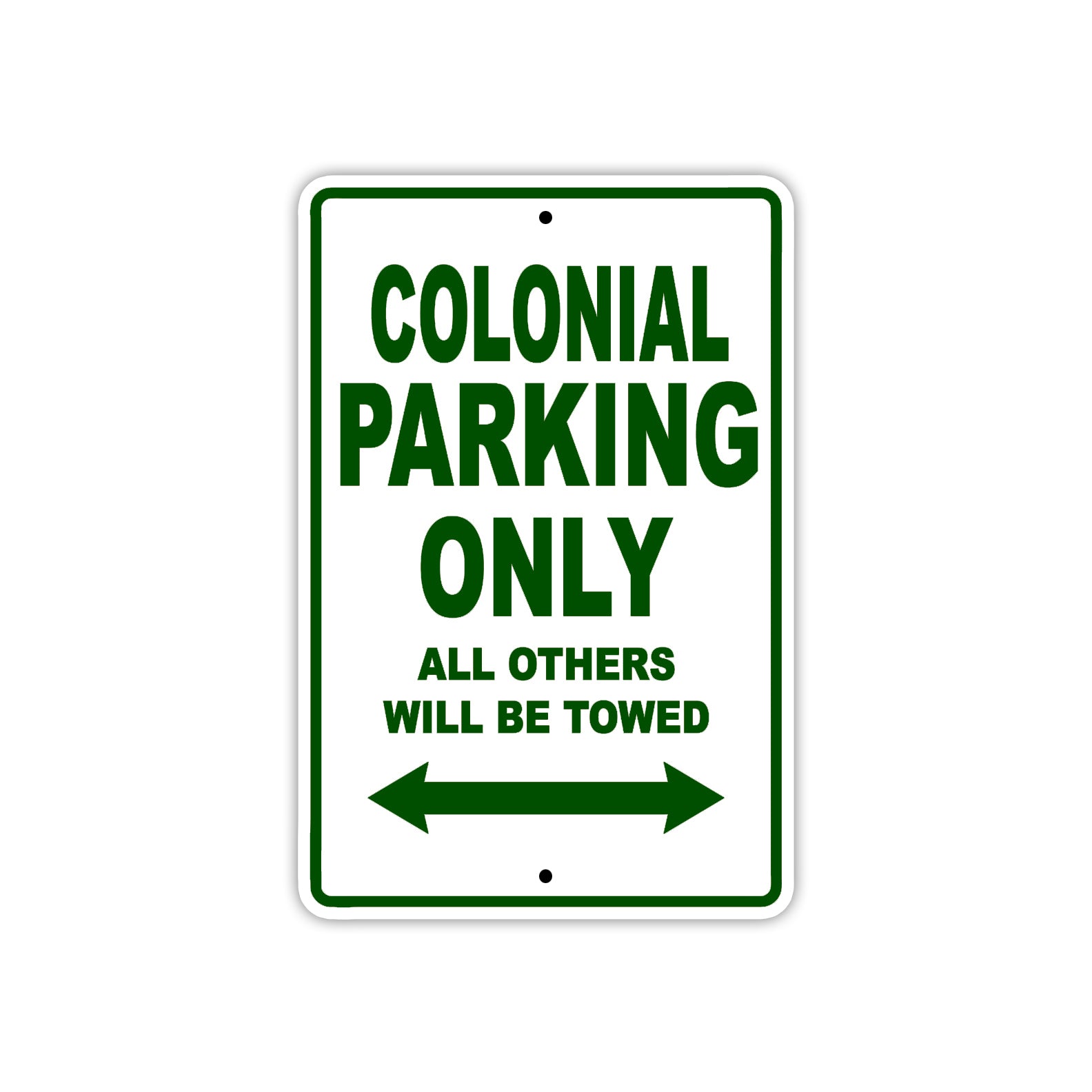 Colonial Boats Parking Only All Others Will Be Towed Sea Ocean Beach Lake Boat Aluminum Metal Sign Plate
