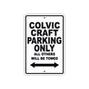 Colvic Craft Boats Parking Only All Others Will Be Towed Sea Ocean Beach Lake Boat Aluminum Metal Sign Plate