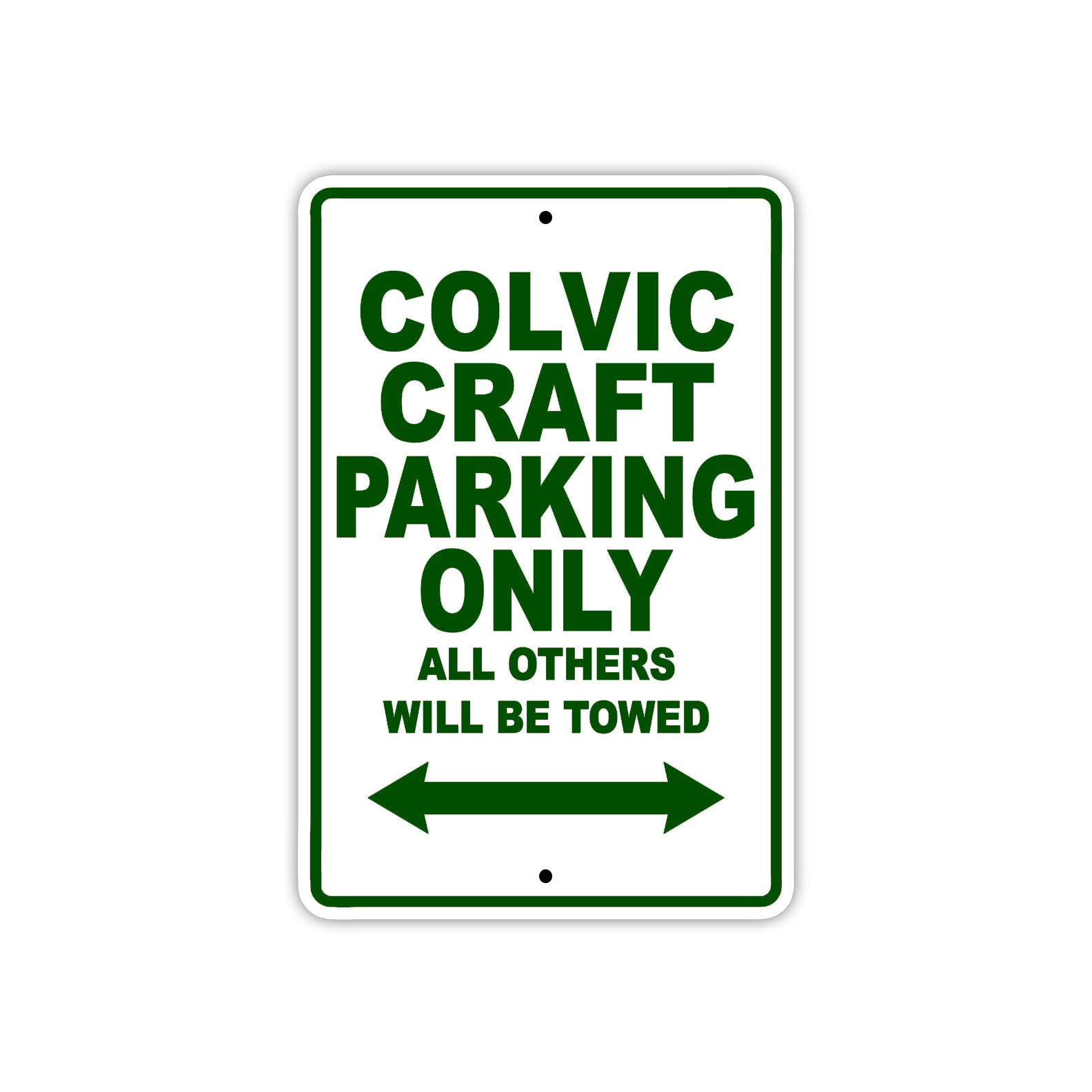 Colvic Craft Boats Parking Only All Others Will Be Towed Sea Ocean Beach Lake Boat Aluminum Metal Sign Plate