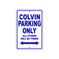 Colvin Boats Parking Only All Others Will Be Towed Sea Ocean Beach Lake Boat Aluminum Metal Sign Plate