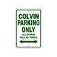 Colvin Boats Parking Only All Others Will Be Towed Sea Ocean Beach Lake Boat Aluminum Metal Sign Plate