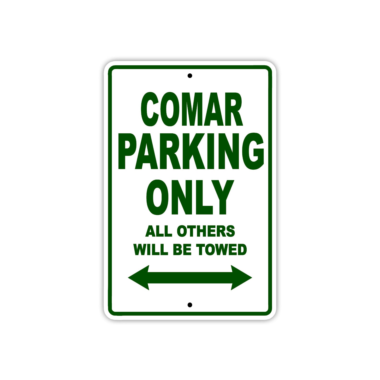 Comar Boats Parking Only All Others Will Be Towed Sea Ocean Beach Lake Boat Aluminum Metal Sign Plate