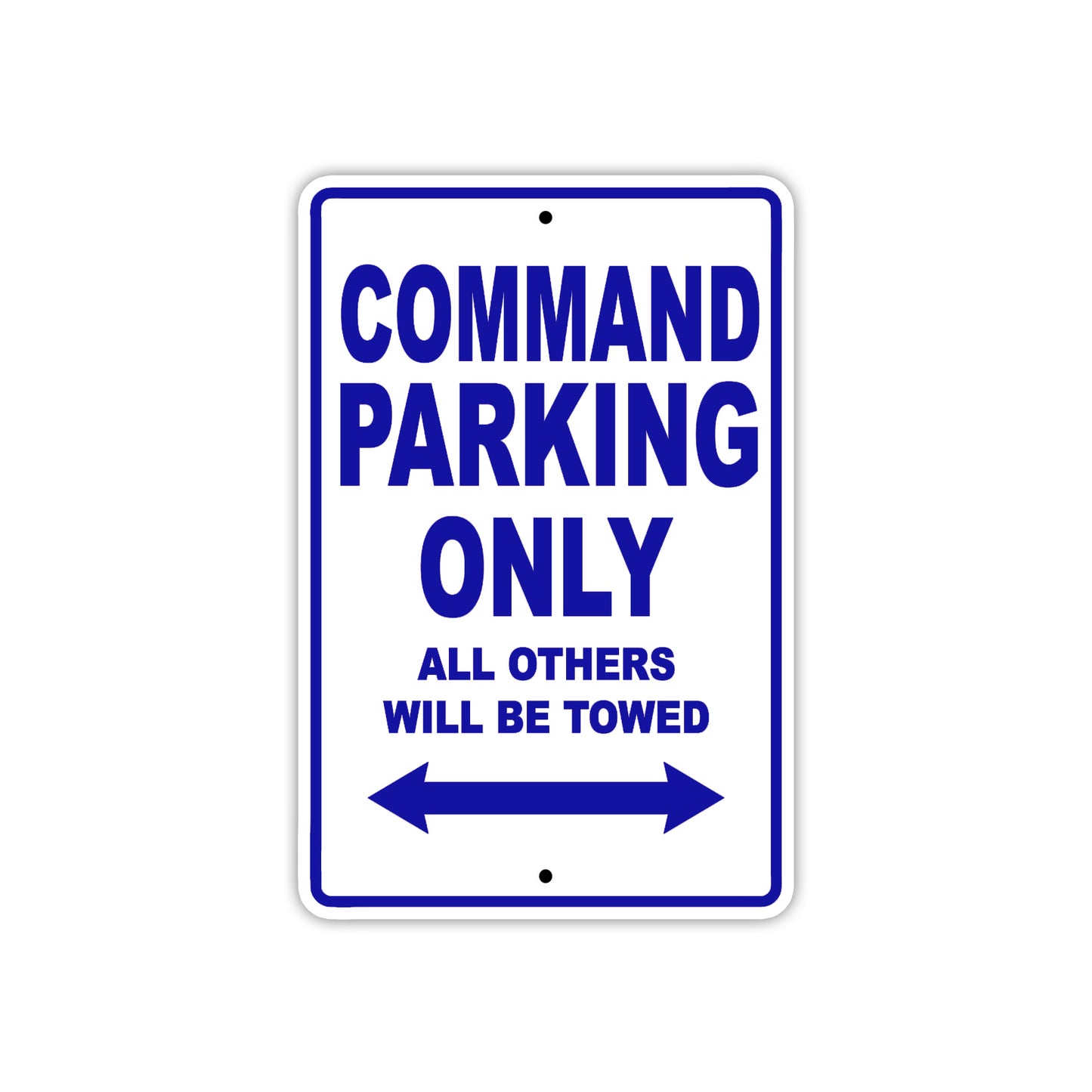 Command Boats Parking Only All Others Will Be Towed Sea Ocean Beach Lake Boat Aluminum Metal Sign Plate