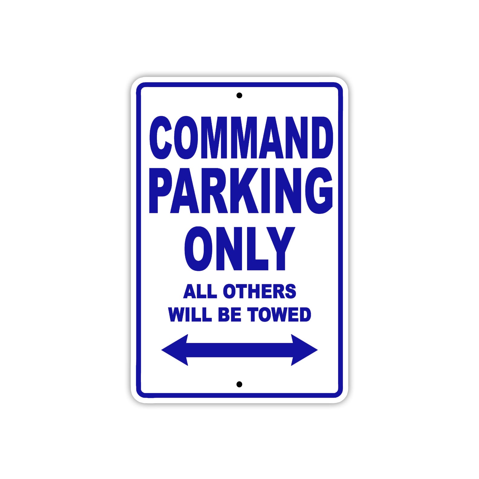 Command Boats Parking Only All Others Will Be Towed Sea Ocean Beach Lake Boat Aluminum Metal Sign Plate