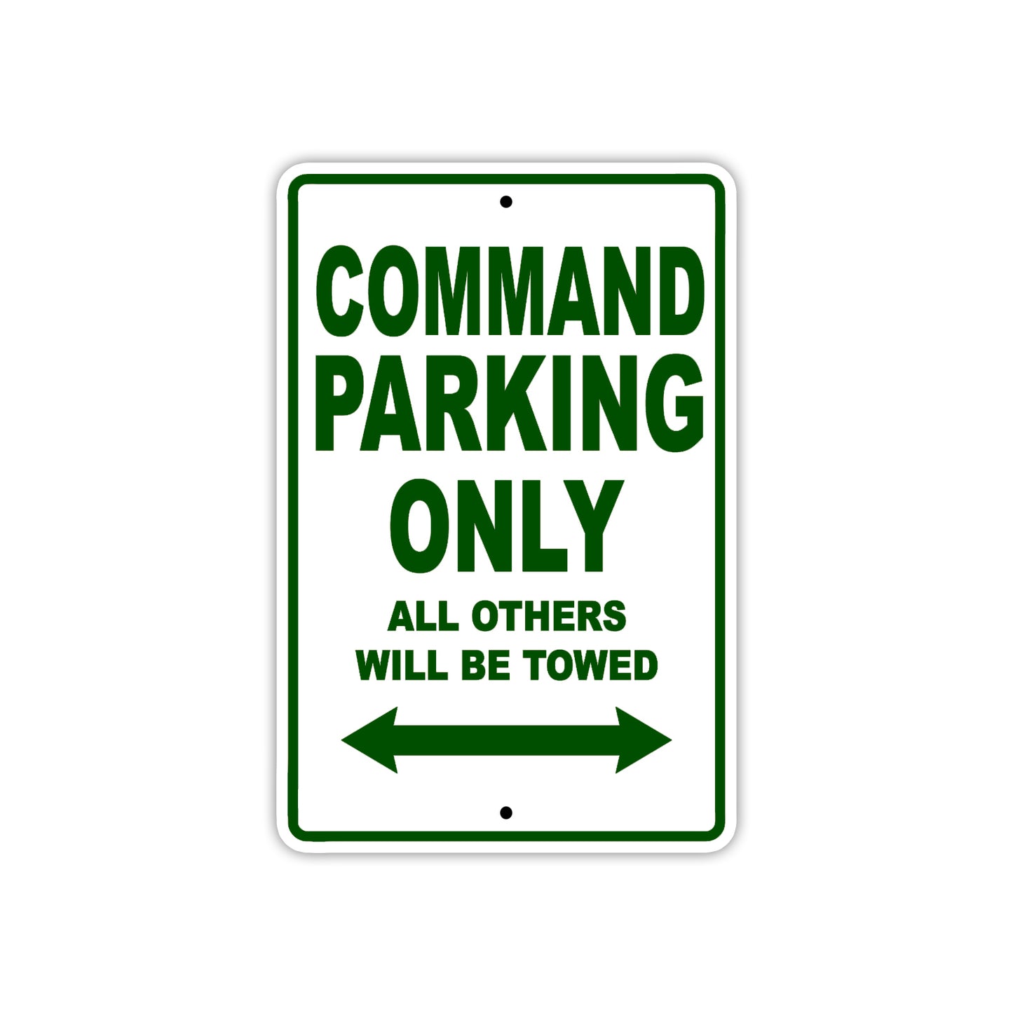 Command Boats Parking Only All Others Will Be Towed Sea Ocean Beach Lake Boat Aluminum Metal Sign Plate