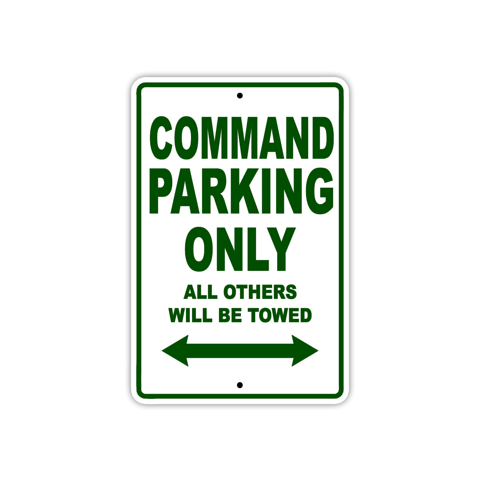 Command Boats Parking Only All Others Will Be Towed Sea Ocean Beach Lake Boat Aluminum Metal Sign Plate