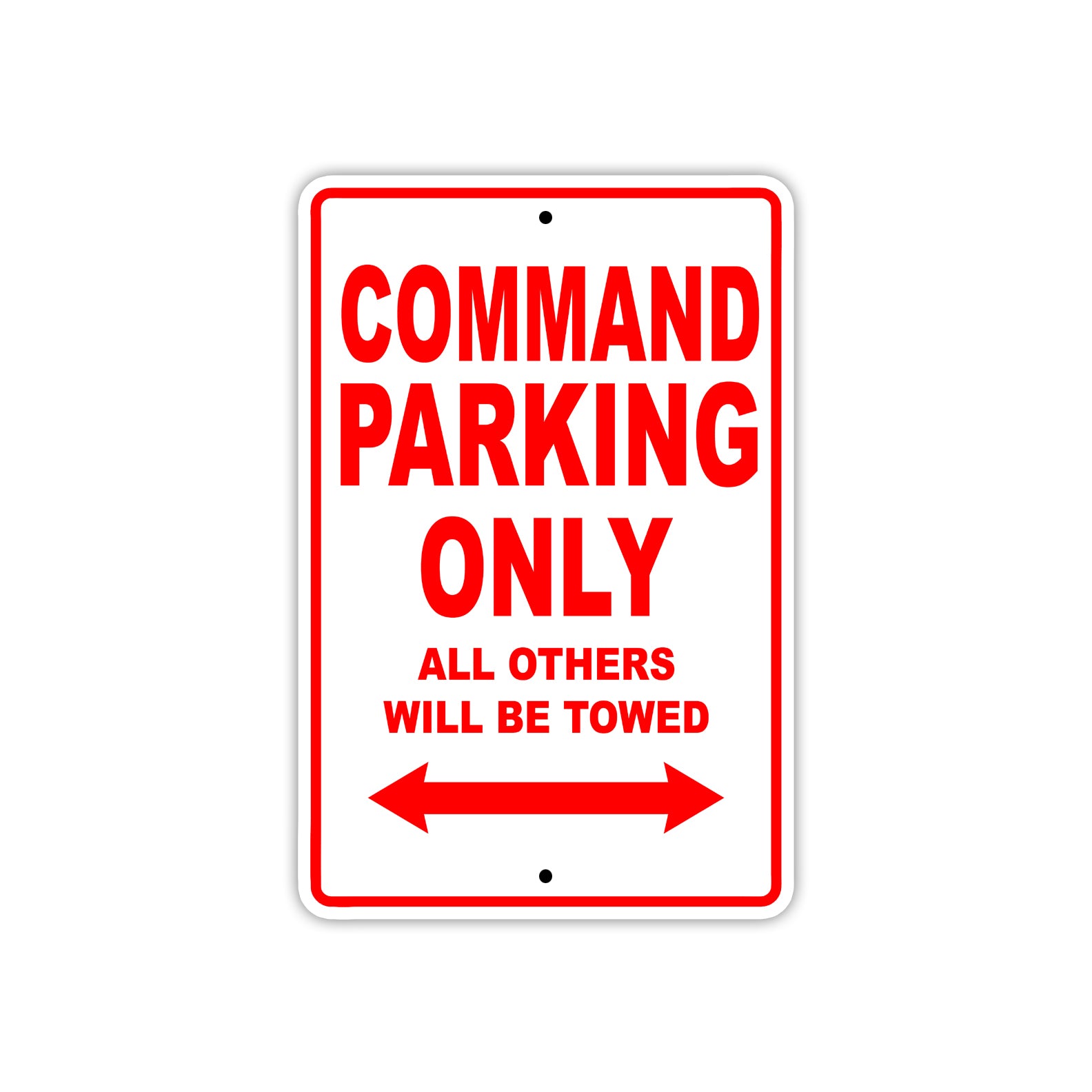 Command Boats Parking Only All Others Will Be Towed Sea Ocean Beach Lake Boat Aluminum Metal Sign Plate