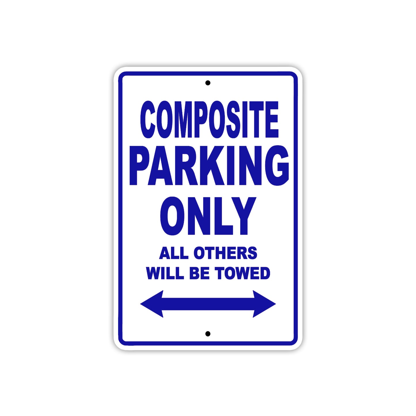 Composite Boats Parking Only All Others Will Be Towed Sea Ocean Beach Lake Boat Aluminum Metal Sign Plate