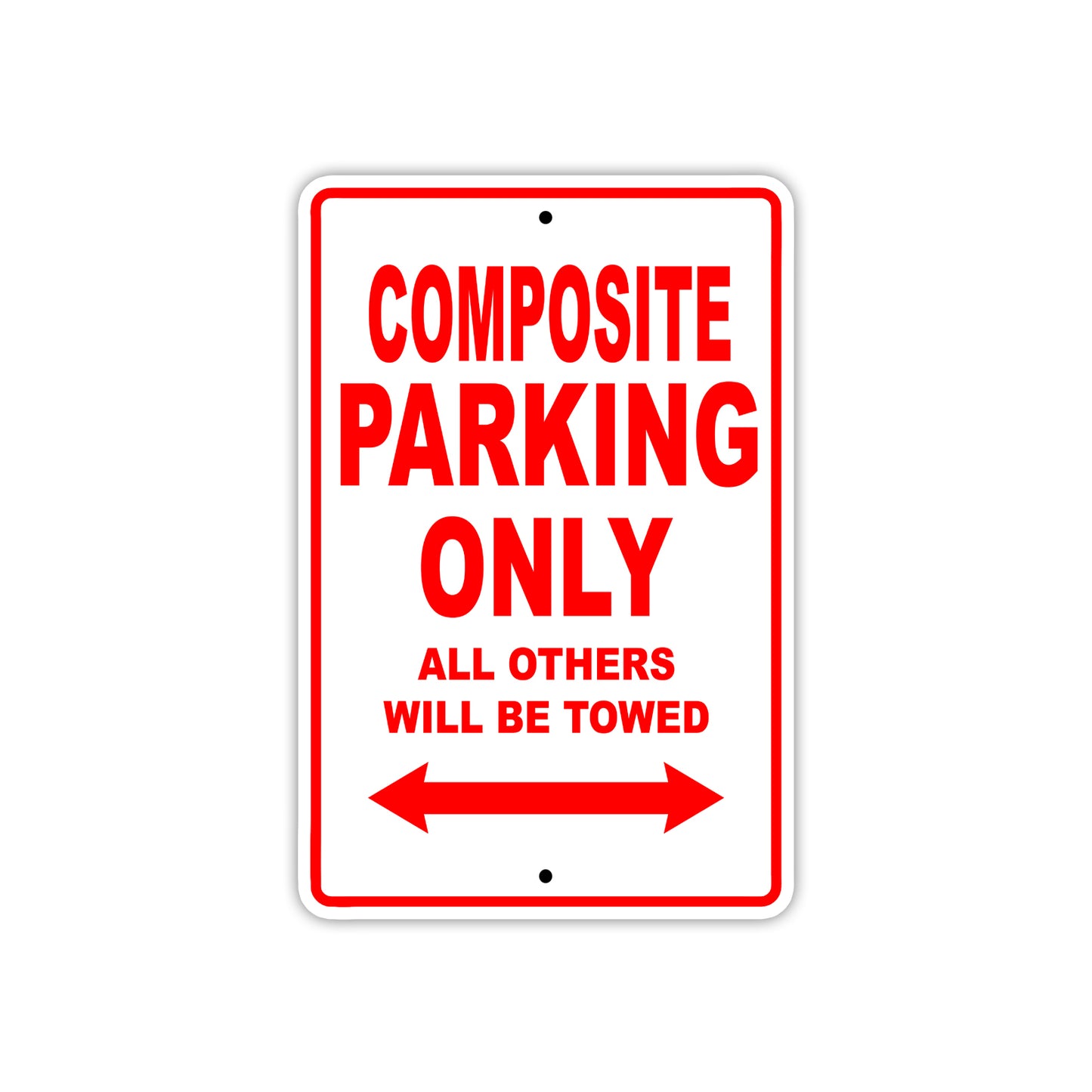 Composite Boats Parking Only All Others Will Be Towed Sea Ocean Beach Lake Boat Aluminum Metal Sign Plate