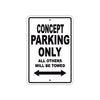 Concept Boats Parking Only All Others Will Be Towed Sea Ocean Beach Lake Boat Aluminum Metal Sign Plate