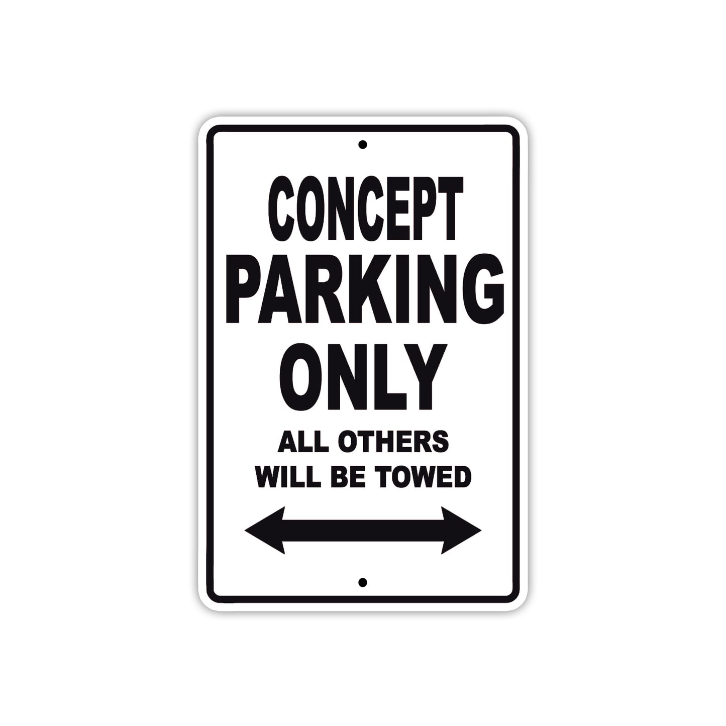 Concept Boats Parking Only All Others Will Be Towed Sea Ocean Beach Lake Boat Aluminum Metal Sign Plate
