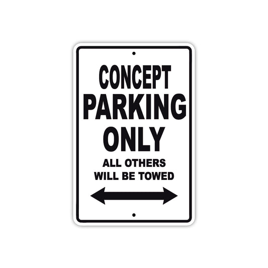 Concept Boats Parking Only All Others Will Be Towed Sea Ocean Beach Lake Boat Aluminum Metal Sign Plate