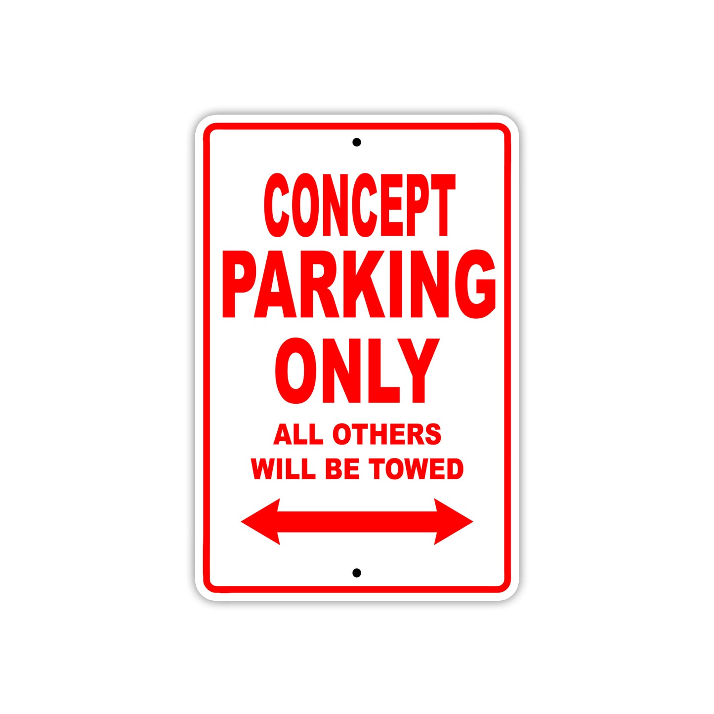 Concept Boats Parking Only All Others Will Be Towed Sea Ocean Beach Lake Boat Aluminum Metal Sign Plate