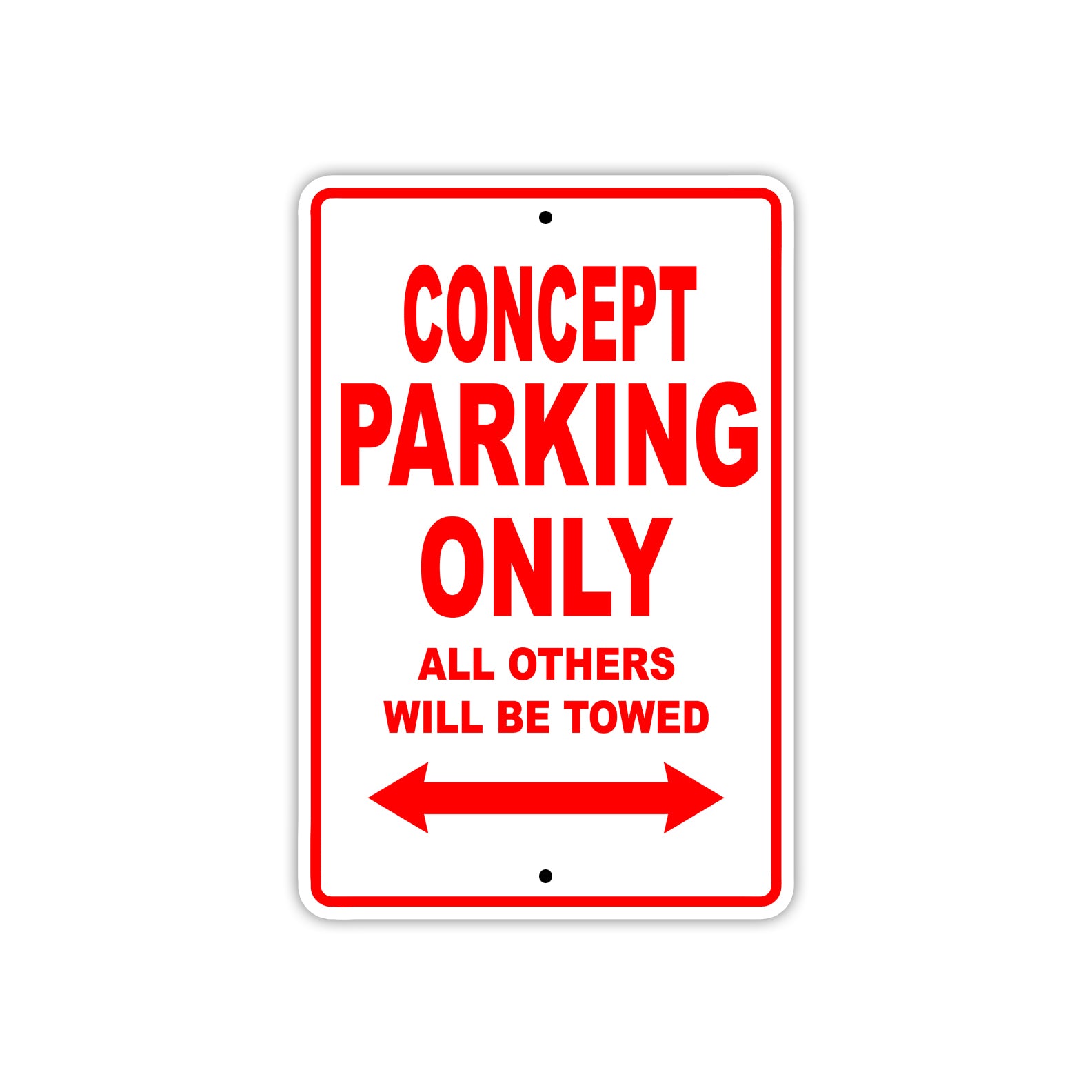 Concept Boats Parking Only All Others Will Be Towed Sea Ocean Beach Lake Boat Aluminum Metal Sign Plate