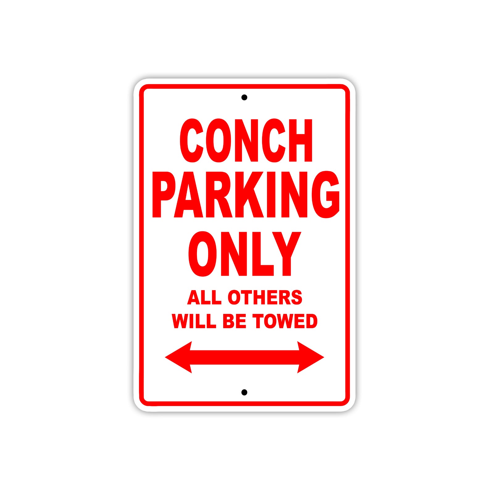 Conch Boats Parking Only All Others Will Be Towed Sea Ocean Beach Lake Boat Aluminum Metal Sign Plate