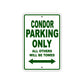 Condor Boats Parking Only All Others Will Be Towed Sea Ocean Beach Lake Boat Aluminum Metal Sign Plate