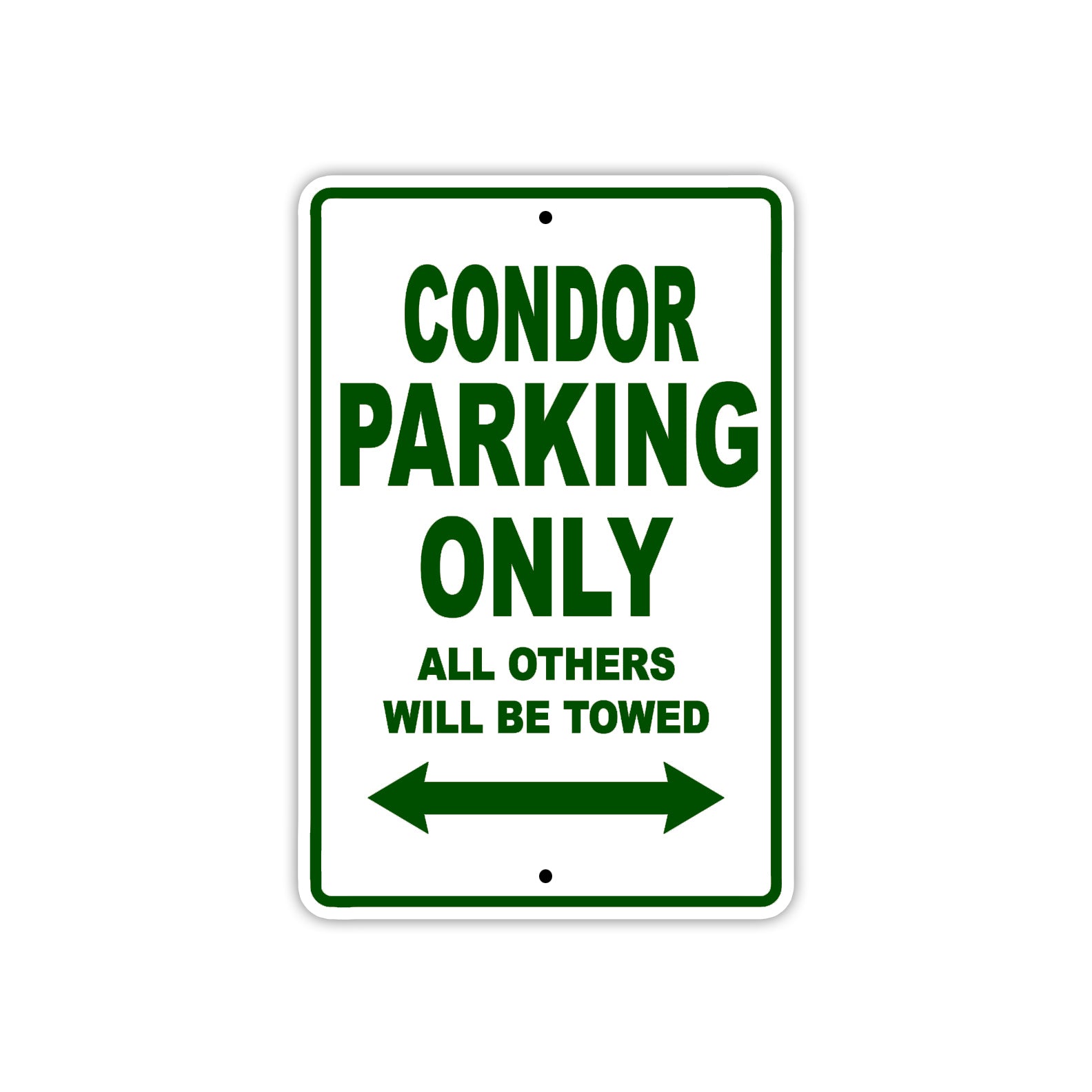 Condor Boats Parking Only All Others Will Be Towed Sea Ocean Beach Lake Boat Aluminum Metal Sign Plate