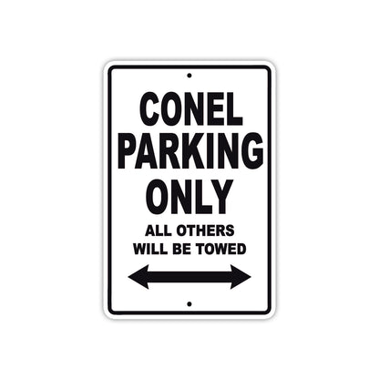 Conel Boats Parking Only All Others Will Be Towed Sea Ocean Beach Lake Boat Aluminum Metal Sign Plate