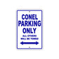 Conel Boats Parking Only All Others Will Be Towed Sea Ocean Beach Lake Boat Aluminum Metal Sign Plate