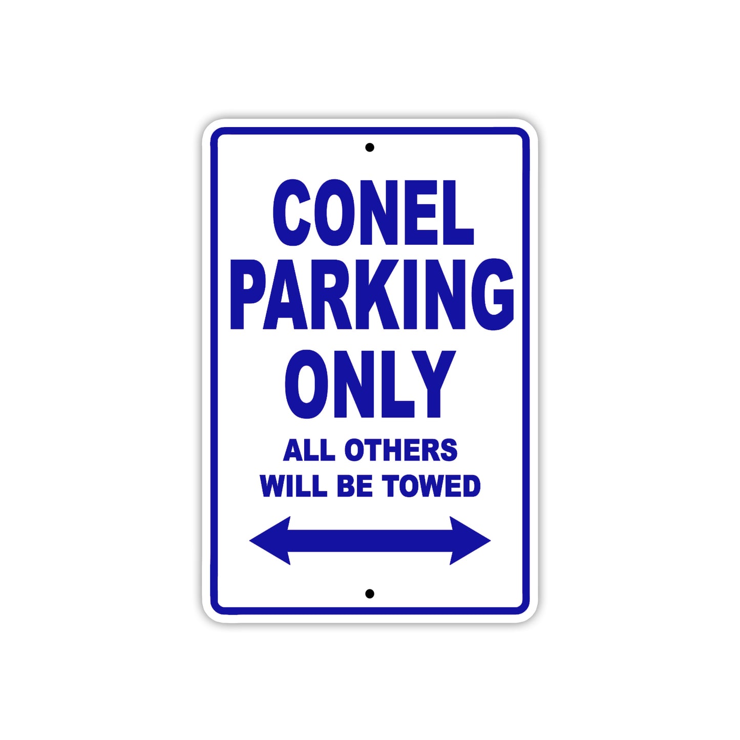 Conel Boats Parking Only All Others Will Be Towed Sea Ocean Beach Lake Boat Aluminum Metal Sign Plate