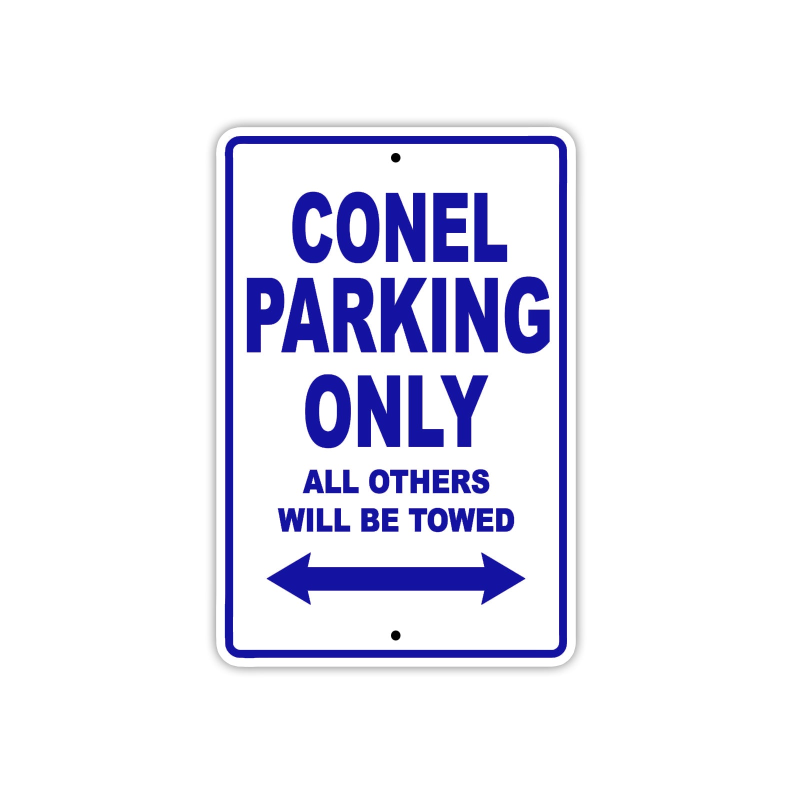 Conel Boats Parking Only All Others Will Be Towed Sea Ocean Beach Lake Boat Aluminum Metal Sign Plate