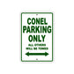 Conel Boats Parking Only All Others Will Be Towed Sea Ocean Beach Lake Boat Aluminum Metal Sign Plate