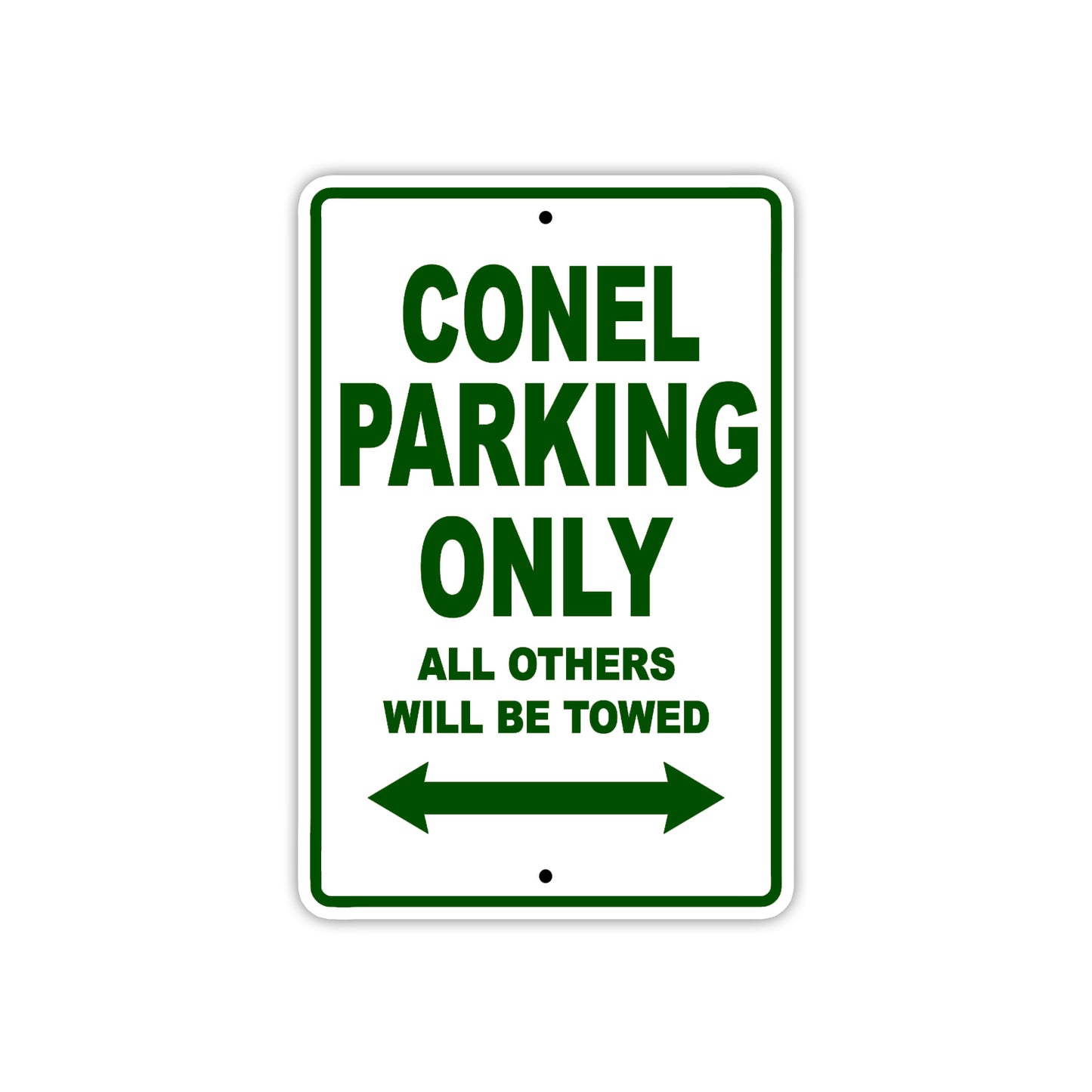 Conel Boats Parking Only All Others Will Be Towed Sea Ocean Beach Lake Boat Aluminum Metal Sign Plate