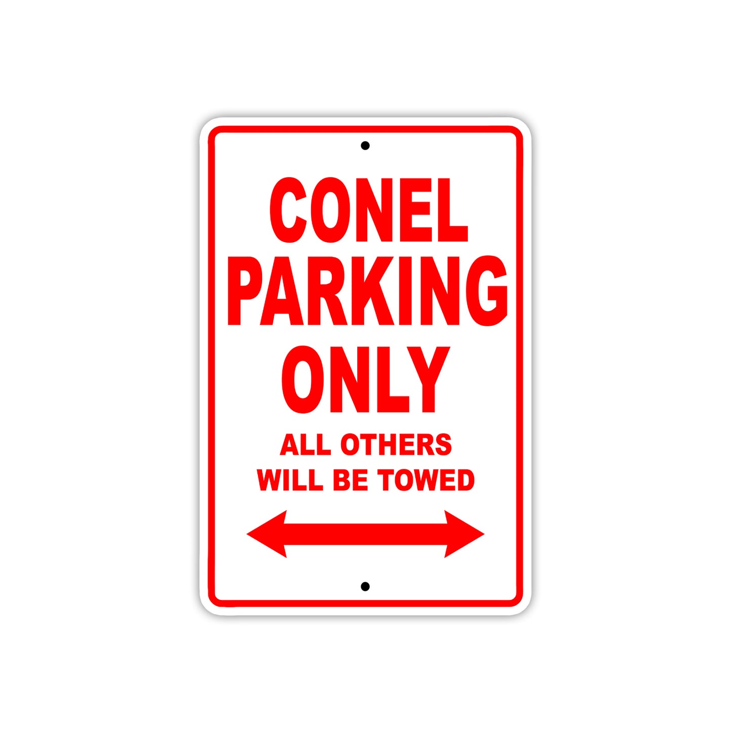 Conel Boats Parking Only All Others Will Be Towed Sea Ocean Beach Lake Boat Aluminum Metal Sign Plate