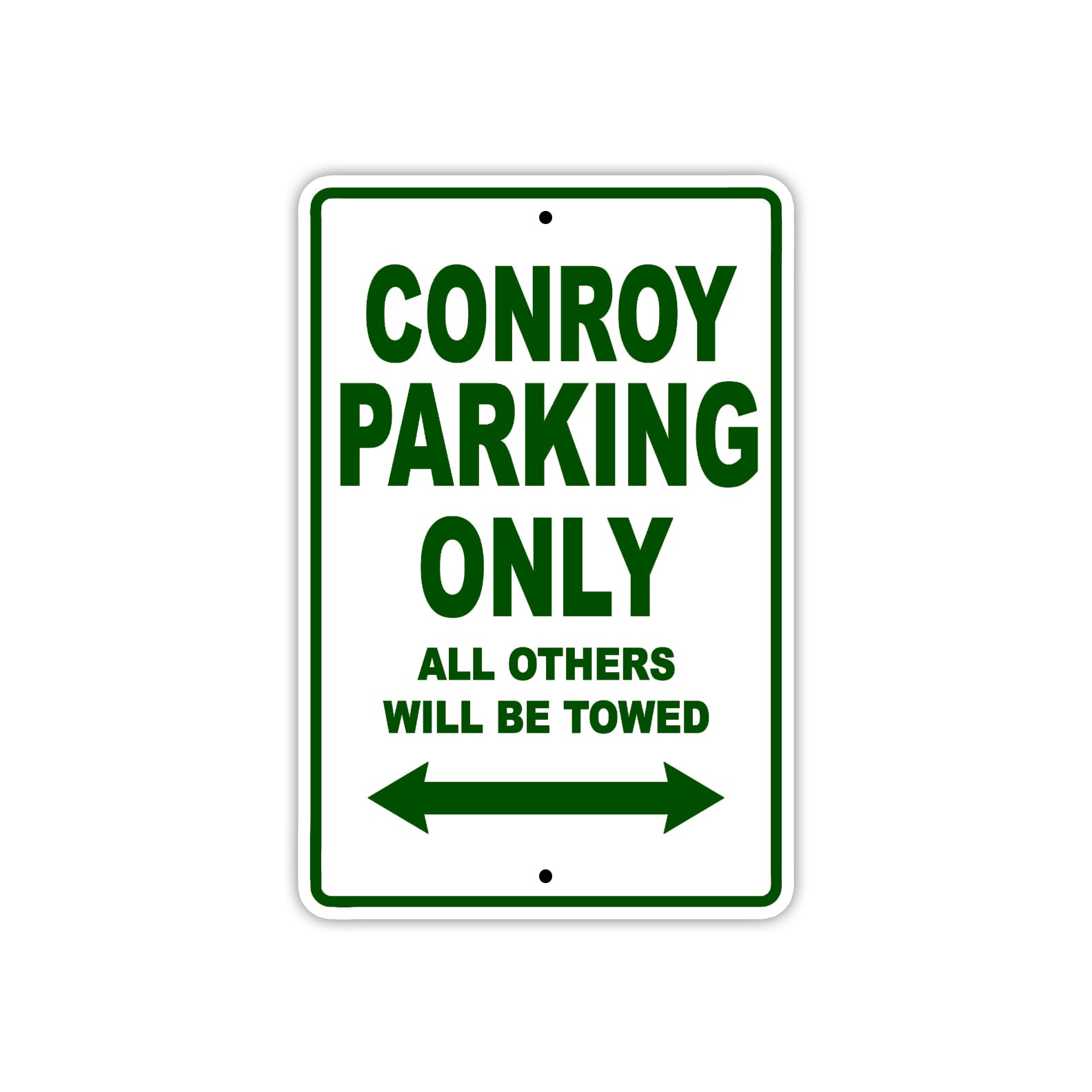 Conroy Boats Parking Only All Others Will Be Towed Sea Ocean Beach Lake Boat Aluminum Metal Sign Plate