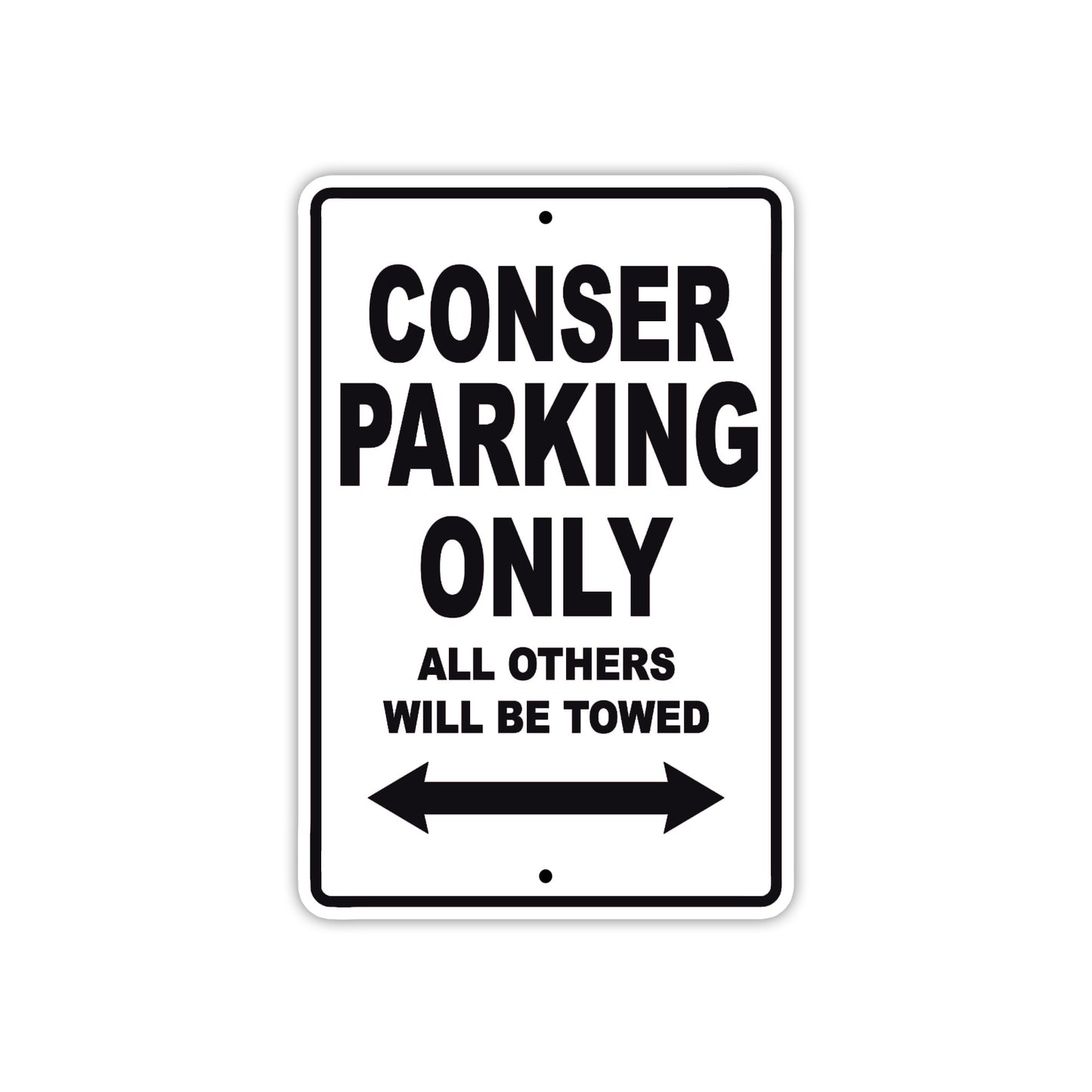 Conser Boats Parking Only All Others Will Be Towed Sea Ocean Beach Lake Boat Aluminum Metal Sign Plate