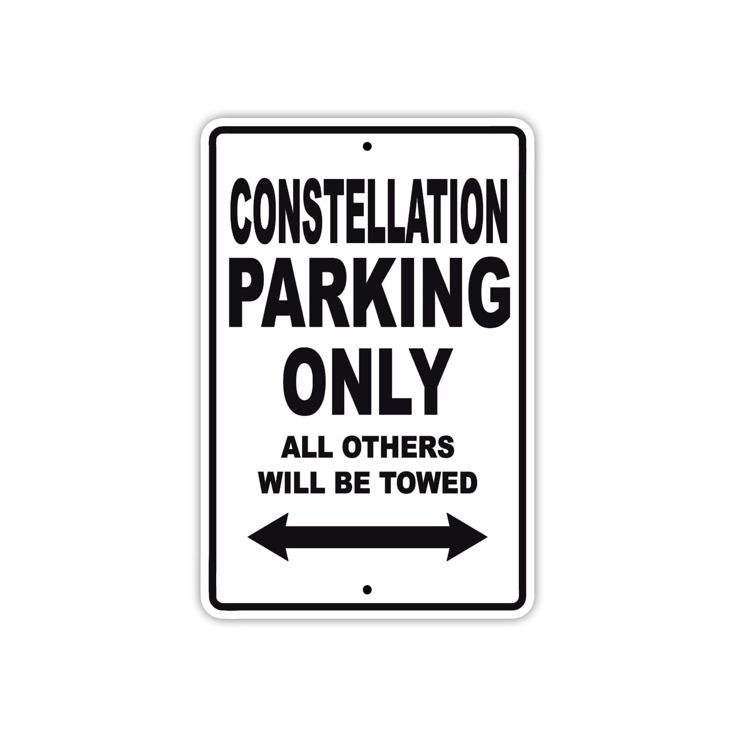 Constellation Boats Parking Only All Others Will Be Towed Sea Ocean Beach Lake Boat Aluminum Metal Sign Plate