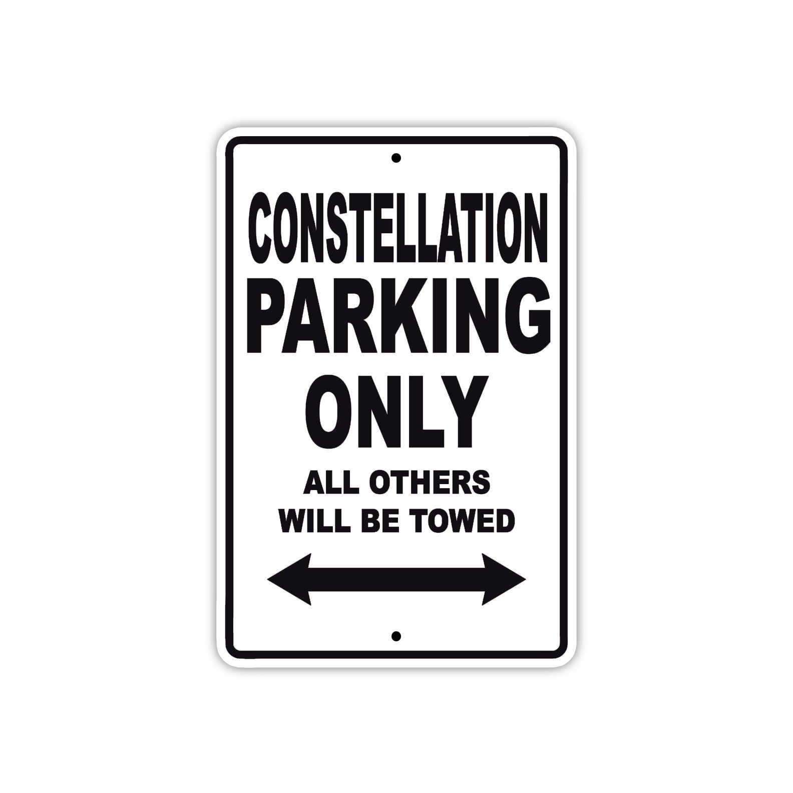 Constellation Boats Parking Only All Others Will Be Towed Sea Ocean Beach Lake Boat Aluminum Metal Sign Plate