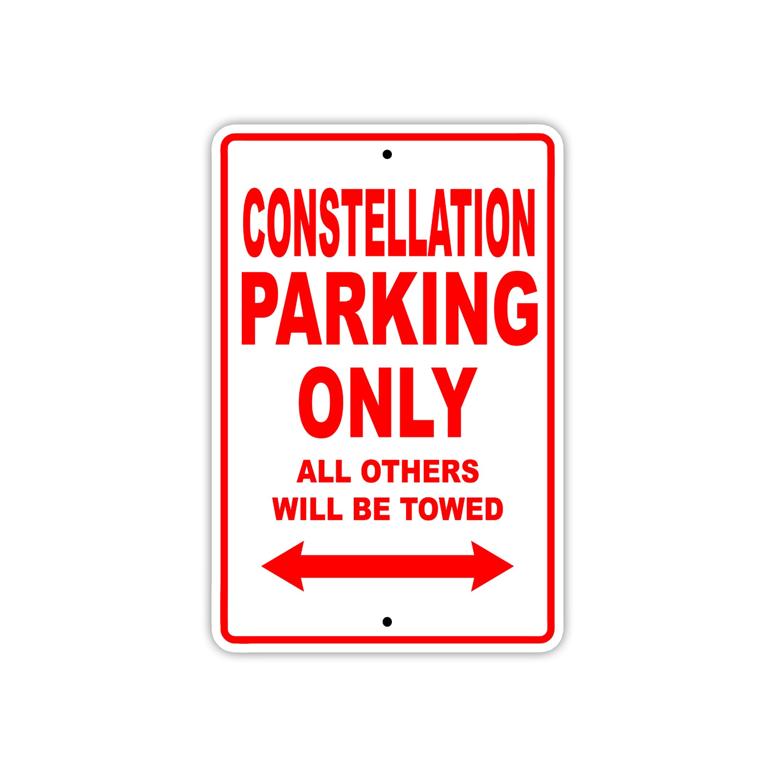 Constellation Boats Parking Only All Others Will Be Towed Sea Ocean Beach Lake Boat Aluminum Metal Sign Plate