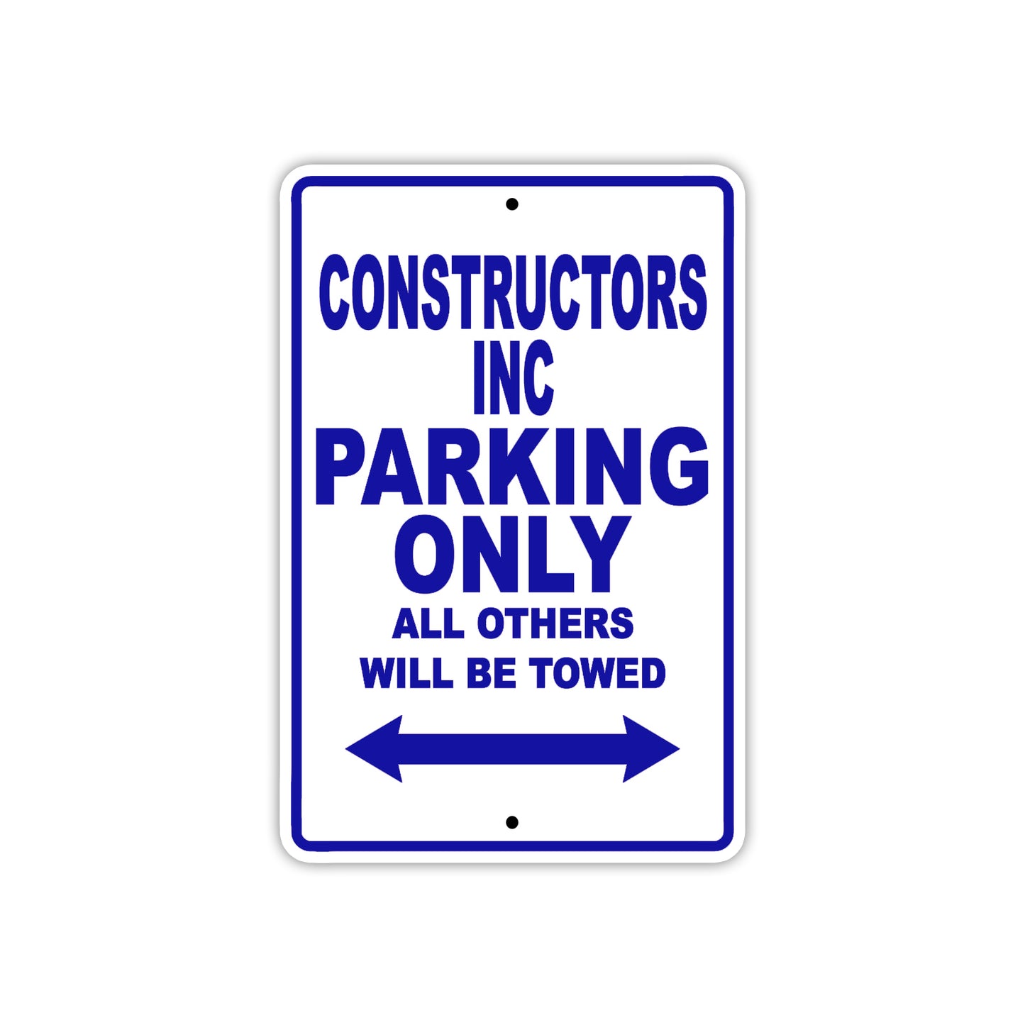 Constructors Inc Boats Parking Only All Others Will Be Towed Sea Ocean Beach Lake Boat Aluminum Metal Sign Plate