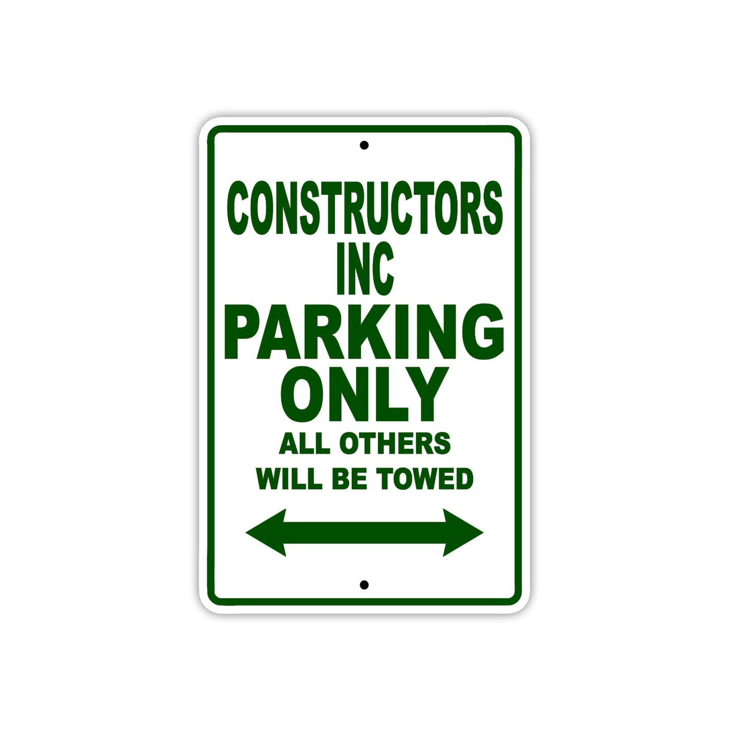 Constructors Inc Boats Parking Only All Others Will Be Towed Sea Ocean Beach Lake Boat Aluminum Metal Sign Plate