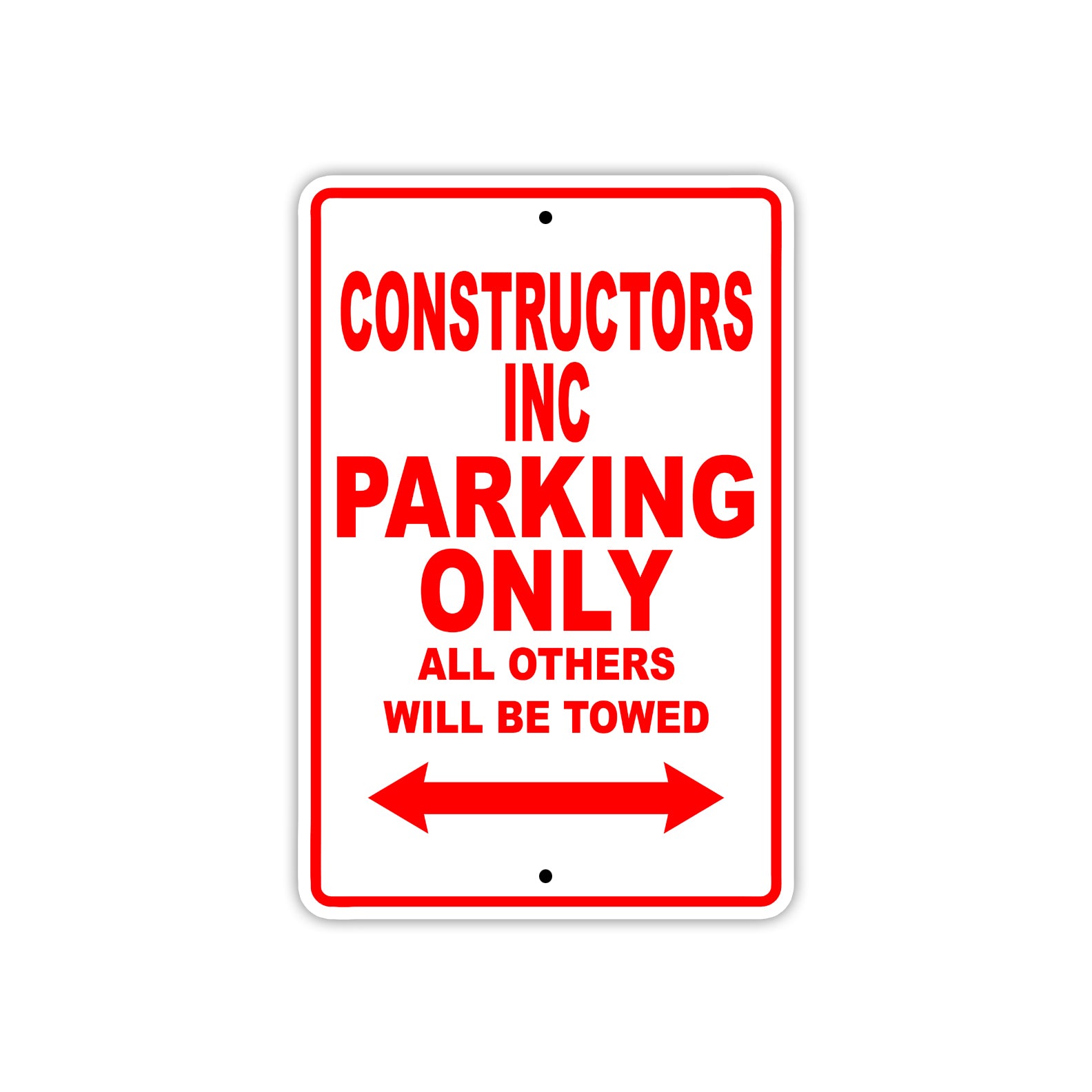 Constructors Inc Boats Parking Only All Others Will Be Towed Sea Ocean Beach Lake Boat Aluminum Metal Sign Plate