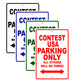Contest USA Boats Parking Only All Others Will Be Towed Sea Ocean Beach Lake Boat Aluminum Metal Sign Plate