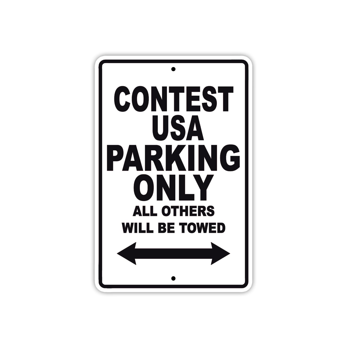 Contest USA Boats Parking Only All Others Will Be Towed Sea Ocean Beach Lake Boat Aluminum Metal Sign Plate