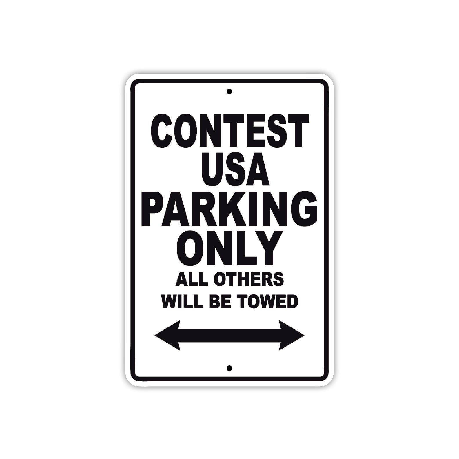 Contest USA Boats Parking Only All Others Will Be Towed Sea Ocean Beach Lake Boat Aluminum Metal Sign Plate