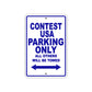 Contest USA Boats Parking Only All Others Will Be Towed Sea Ocean Beach Lake Boat Aluminum Metal Sign Plate