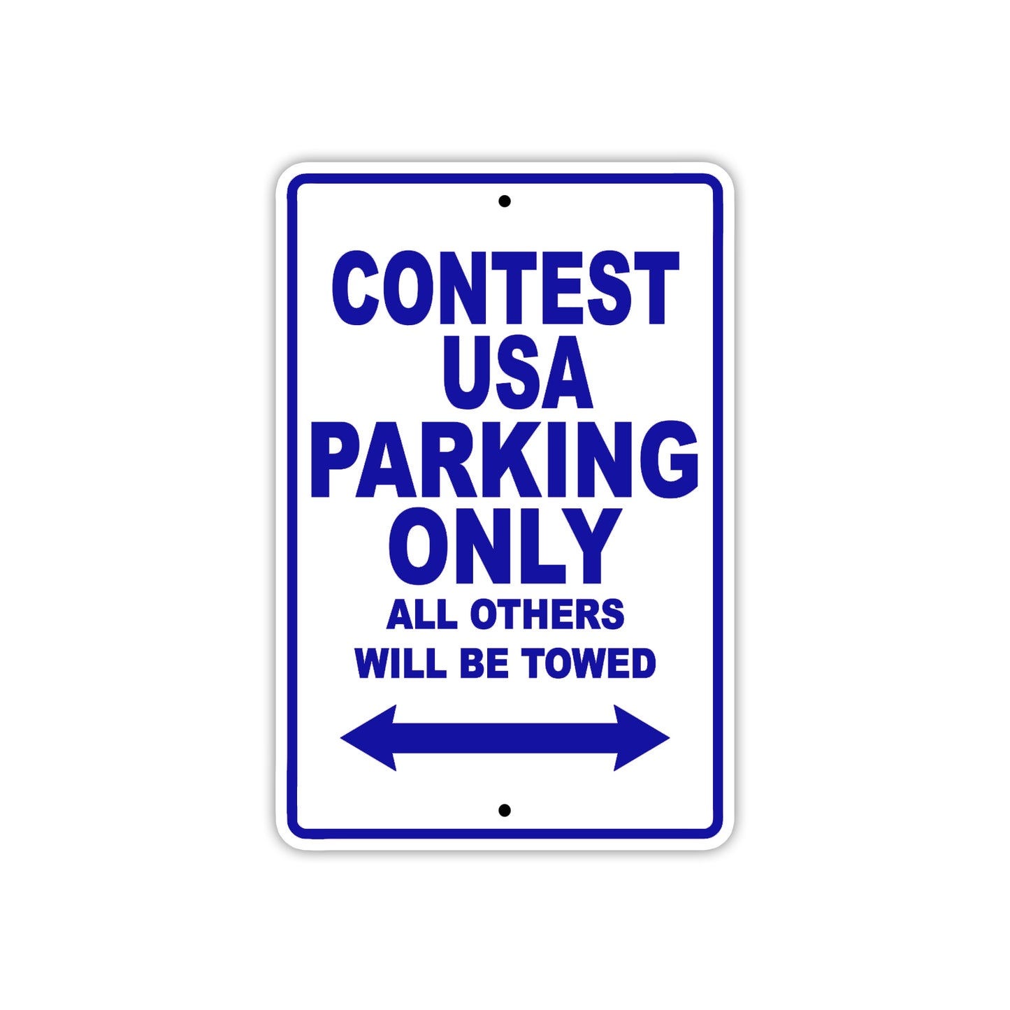 Contest USA Boats Parking Only All Others Will Be Towed Sea Ocean Beach Lake Boat Aluminum Metal Sign Plate