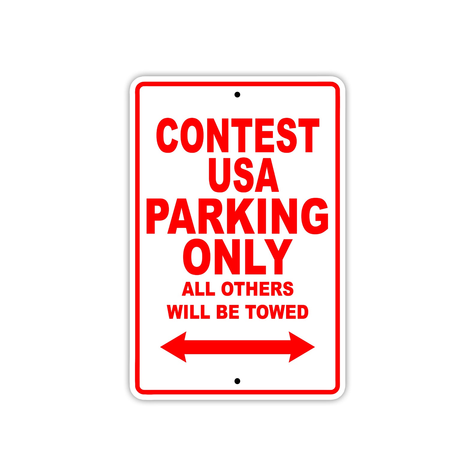 Contest USA Boats Parking Only All Others Will Be Towed Sea Ocean Beach Lake Boat Aluminum Metal Sign Plate