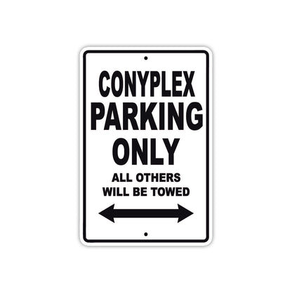 Conyplex Boats Parking Only All Others Will Be Towed Sea Ocean Beach Lake Aluminum Metal Sign Plate