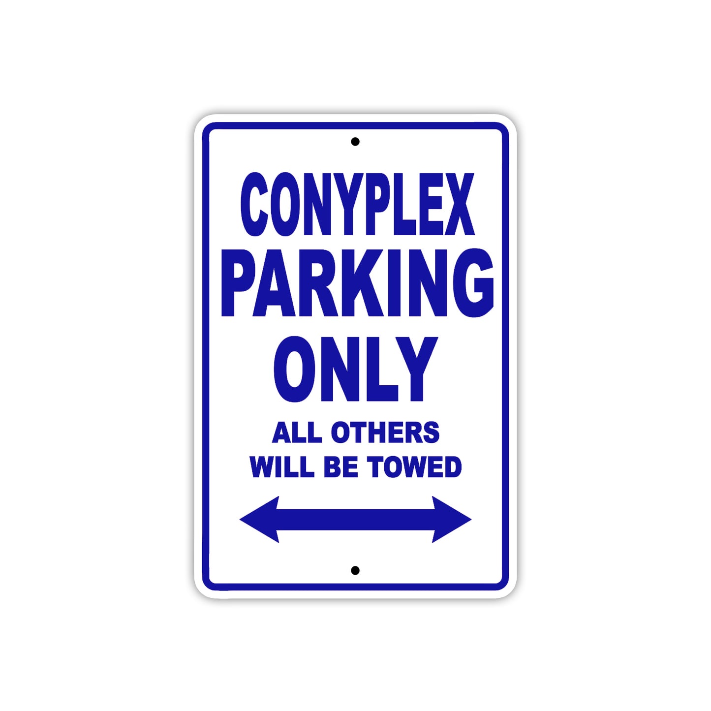 Conyplex Boats Parking Only All Others Will Be Towed Sea Ocean Beach Lake Aluminum Metal Sign Plate