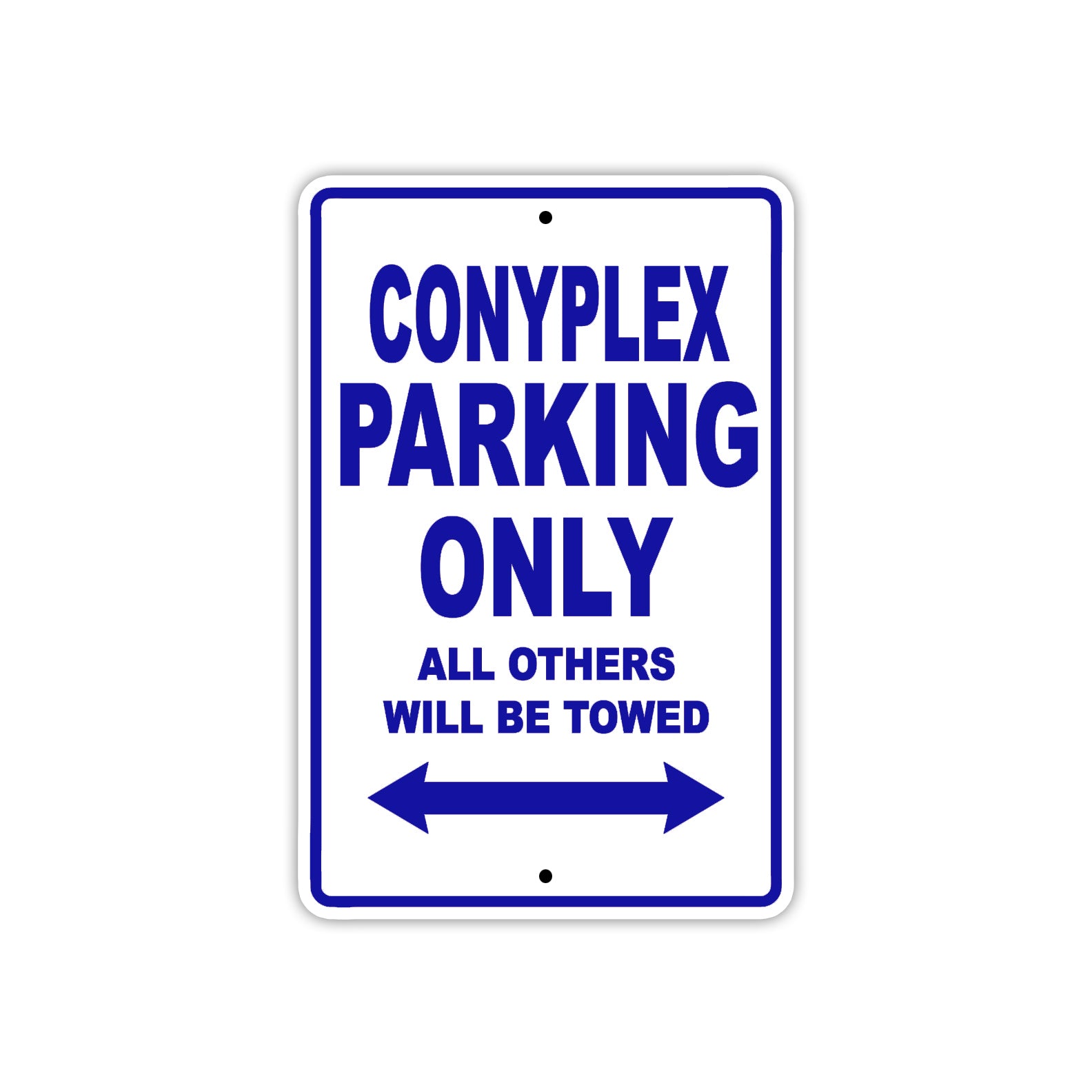 Conyplex Boats Parking Only All Others Will Be Towed Sea Ocean Beach Lake Aluminum Metal Sign Plate